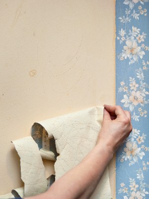 Wallpaper removal in Chester, Massachusetts by Pittsfield Painting Company.