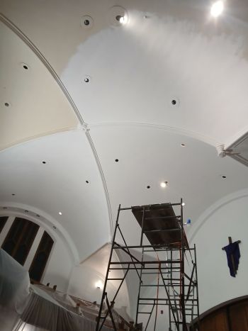 Interior Painting being performed by an experienced painter.