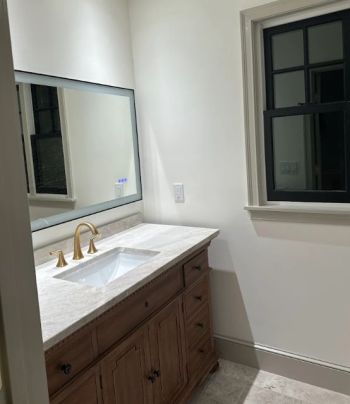 Interior Painting being performed by an experienced painter.